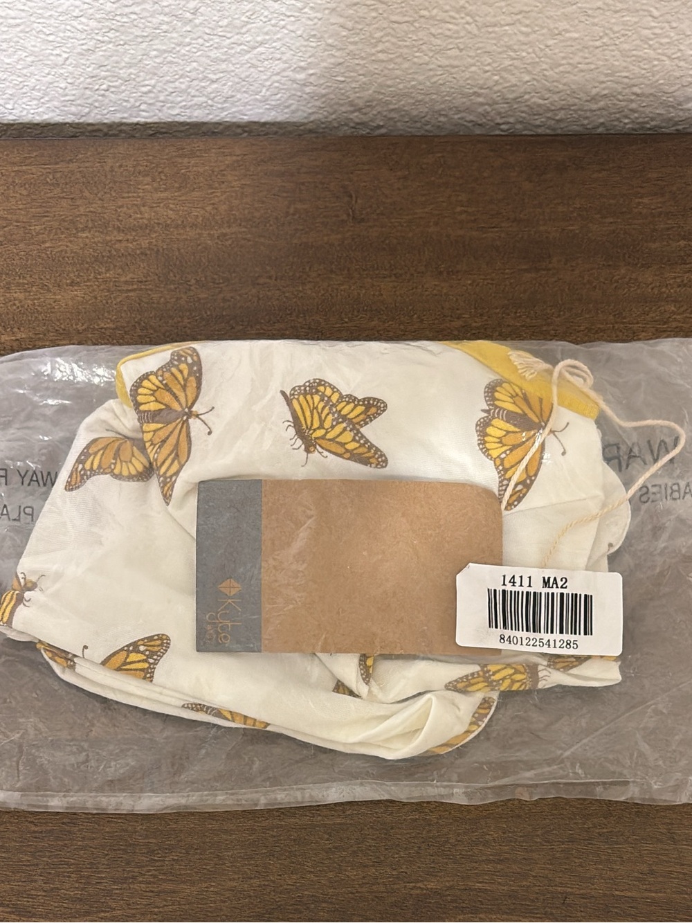 Kyte BABY NIB 3-6 Monarch Butterfly Snap Footie